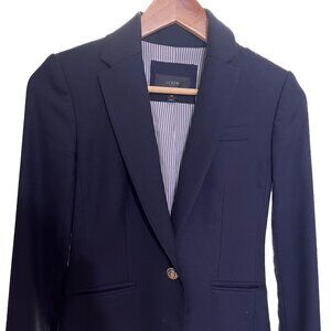 J Crew Original School Boy Blazer - Navy blue- single button - size 00